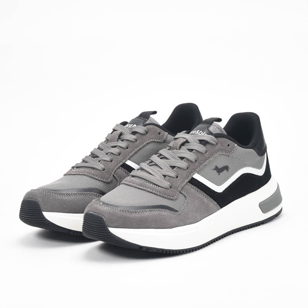 Harmont and Blaine Suede and Technical Fabric Sneakers Référence : EFM252.050.A60.AD