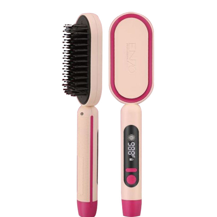 ENZO PROFESSIONAL Peigne Pour Cheveux Chauffante Lissante Pro 988F° Référence : NO.4102N