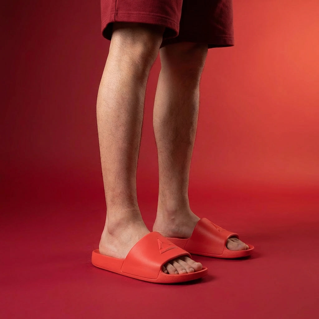 PEAK CLAQUETTES SLIPPERS RED Référence : RLW2301L-0060