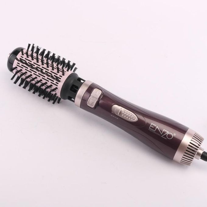ENZO PROFESSIONAL Brosse chauffante Lissante Rotative 2IN1 En Brushing Volume Céramique Référence : EN-747