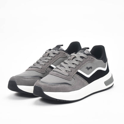 Harmont and Blaine Suede and Technical Fabric Sneakers Référence : EFM252.050.A60.AD
