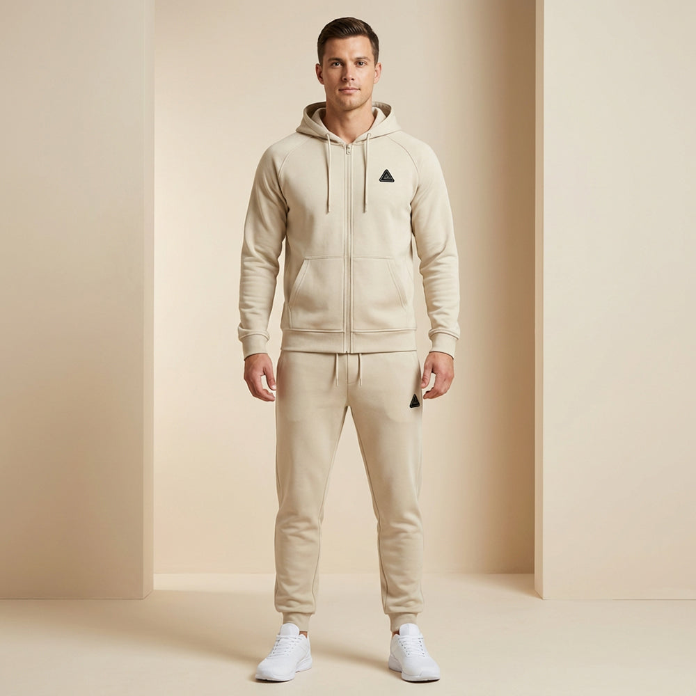 PEAK KNITTED TRACKSUIT WHITE BEIGE Référence : FW94067-Z399