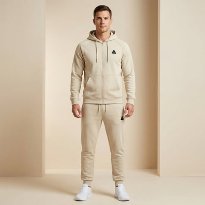PEAK KNITTED TRACKSUIT WHITE BEIGE Référence : FW94067-Z399