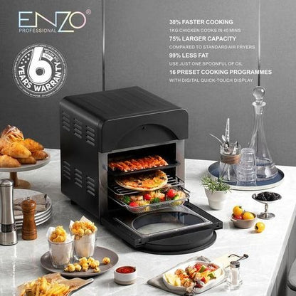 ENZO AIR FRYER 14.5L 5IN1 1700W Référence : ITA50041