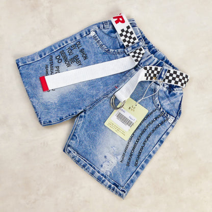 SHORT JEANS BLEU 'OLL SHON BY YOU' 002 Référence : 4401