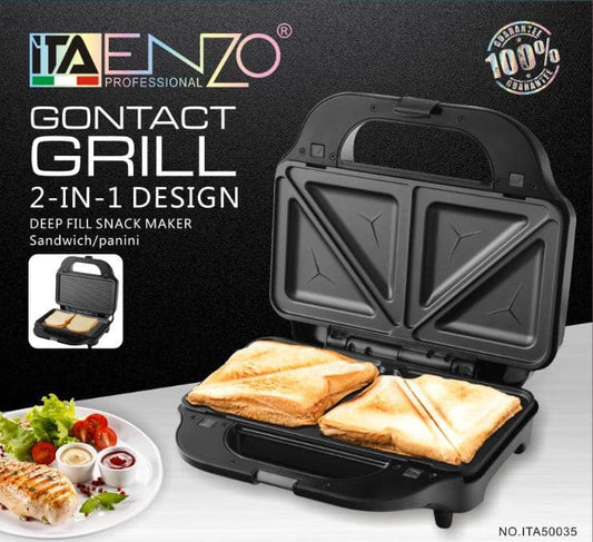GONTACT GRILL 2-IN-1 DESIGNE Référence : NO.ITA50035