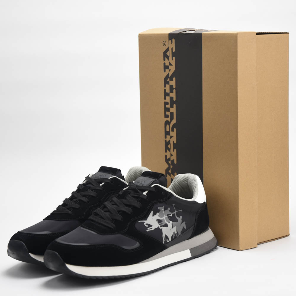 La Martina Low Sneakers Two-Tone Platform Référence : LFM252.041.A70.A4