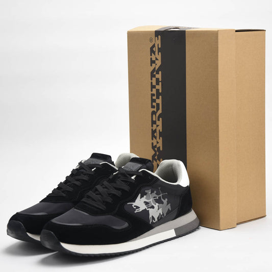 La Martina Low Sneakers Two-Tone Platform Référence : LFM252.041.A70.A4