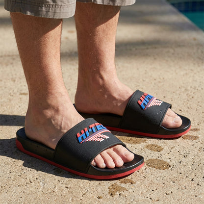 HI TEC HERITAGE SLIDE BLACK RED BLUE Référence : L014798