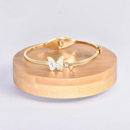 BRACELET LUMIÈRE DE PAPILLIONS DORÉ Référence : 300175