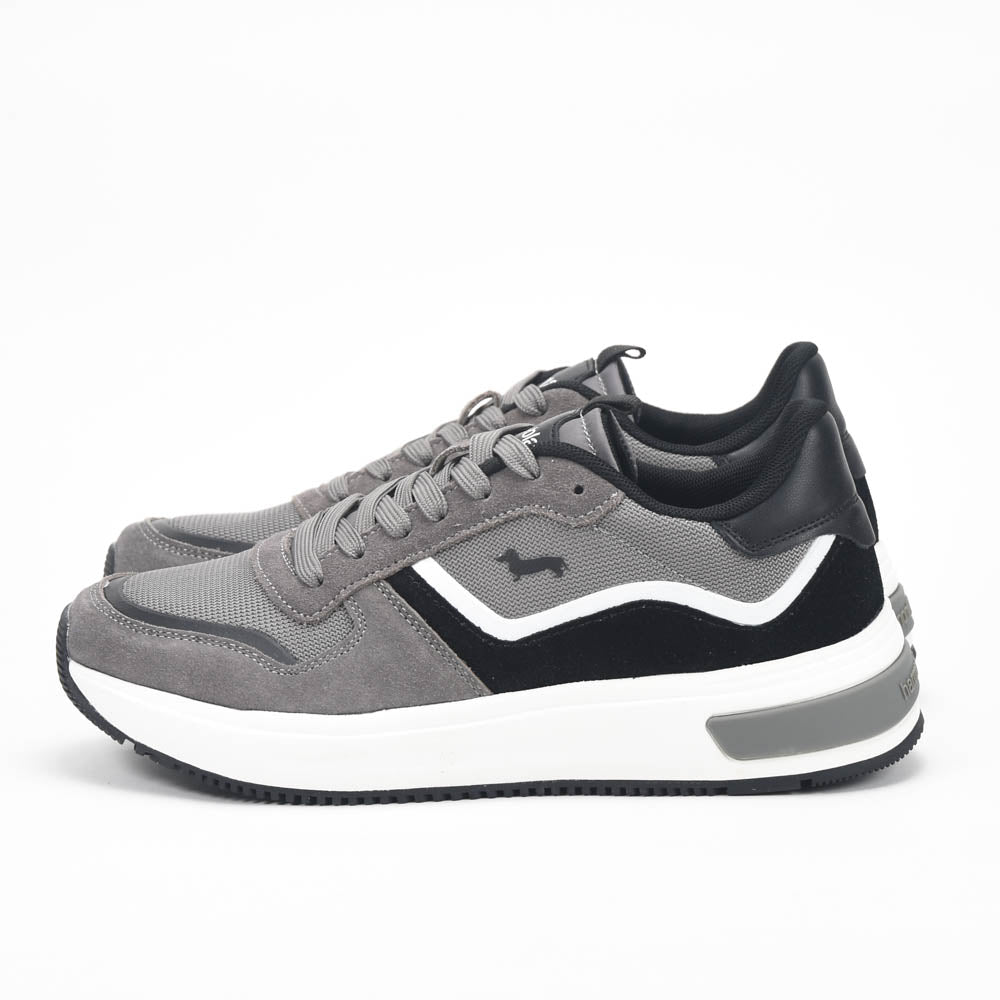 Harmont and Blaine Suede and Technical Fabric Sneakers Référence : EFM252.050.A60.AD