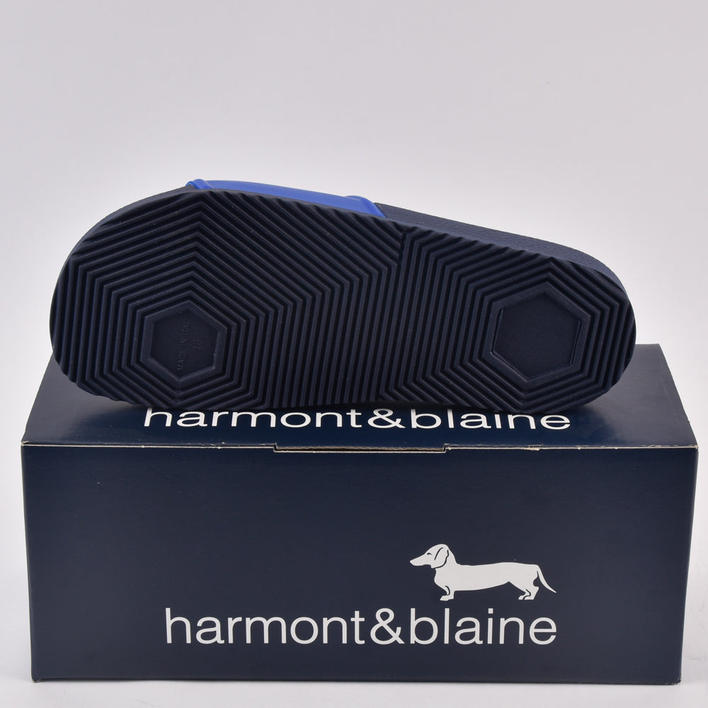 HARMONT AND BLAINE CIABATTA UOMO EVA - LOGO BLU - AZZURRO Référence : EFM231-131-6530