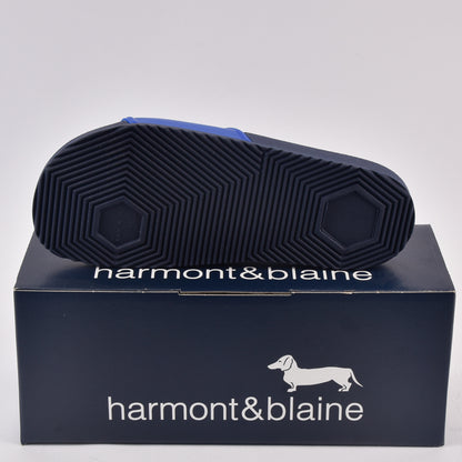 HARMONT AND BLAINE CIABATTA UOMO EVA - LOGO BLU - AZZURRO Référence : EFM231-131-6530