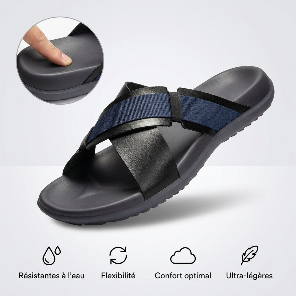PUCA ROYAL SLIDER 02 BLACK BLUE Référence : 11242