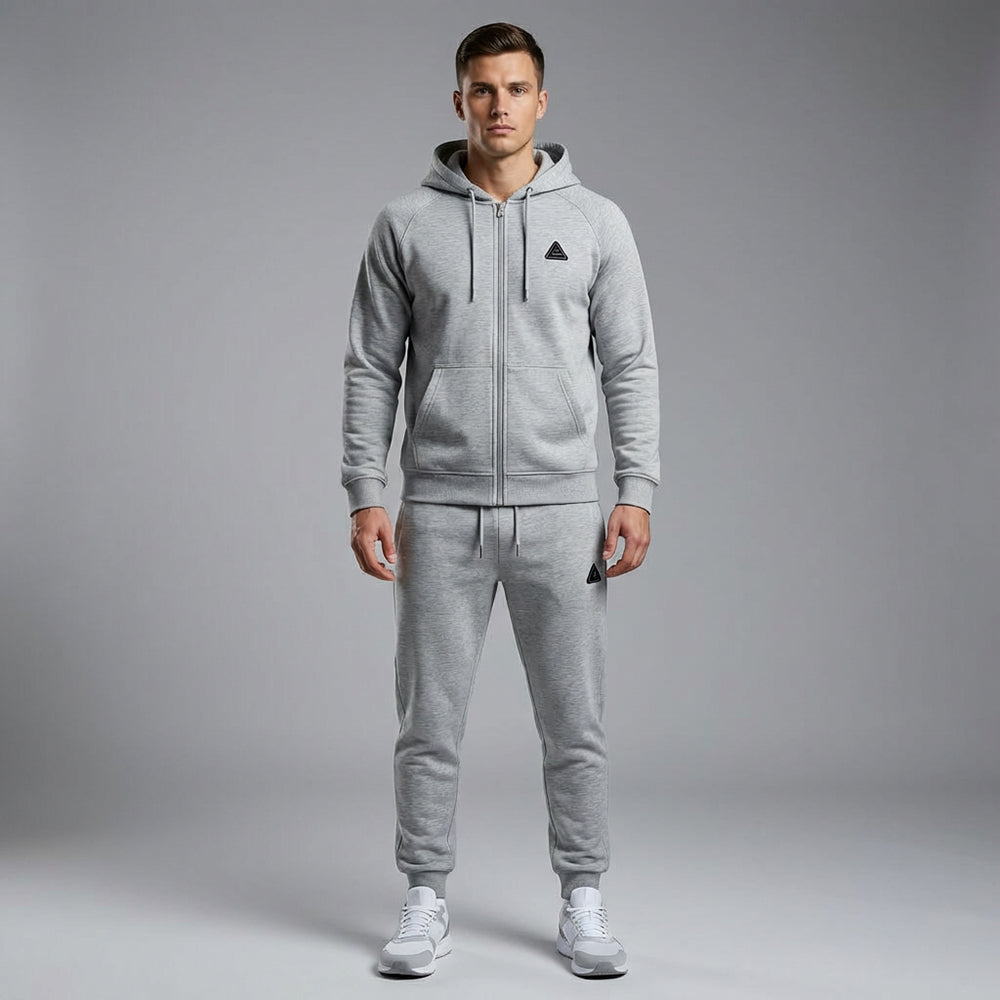 PEAK KNITTED TRACKSUIT LT.GREY Référence : FW94067-0024