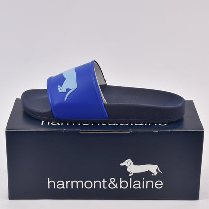 HARMONT AND BLAINE CIABATTA UOMO EVA - LOGO BLU - AZZURRO Référence : EFM231-131-6530