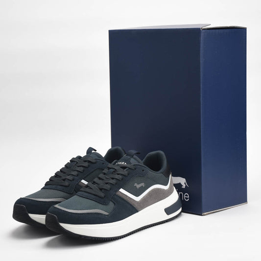 Harmont and Blaine Suede and Fabric Sneakers Référence : EFM252.050.A60.A6