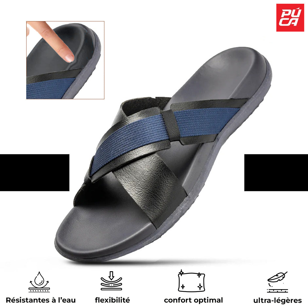 PUCA ROYAL SLIDER 02 BLACK BLUE Référence : 11242
