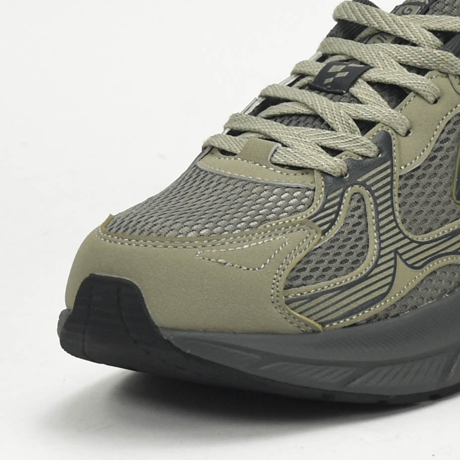 Sneaker PEAK Ultra Confort – Vert & Gris / حذاء فائق الراحة – أخضر ورمادي