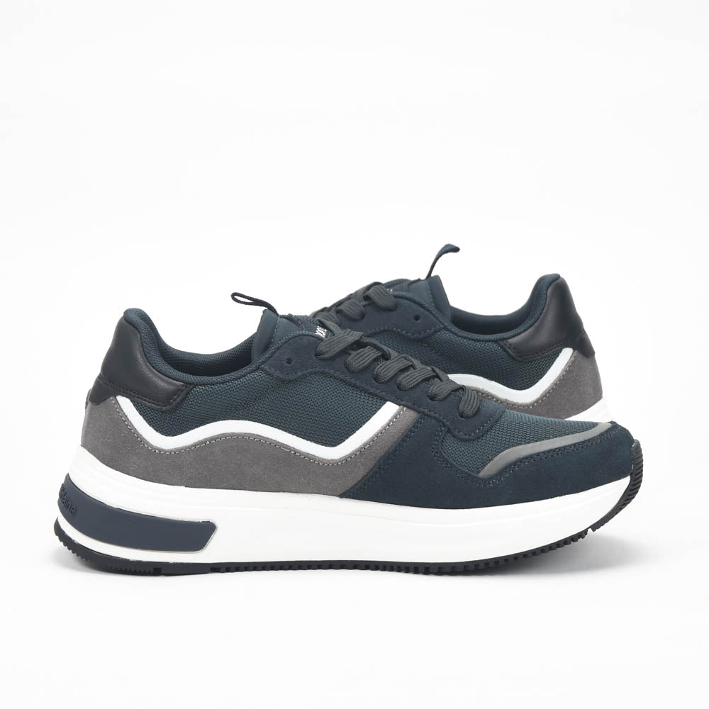 Harmont and Blaine Suede and Fabric Sneakers Référence : EFM252.050.A60.A6