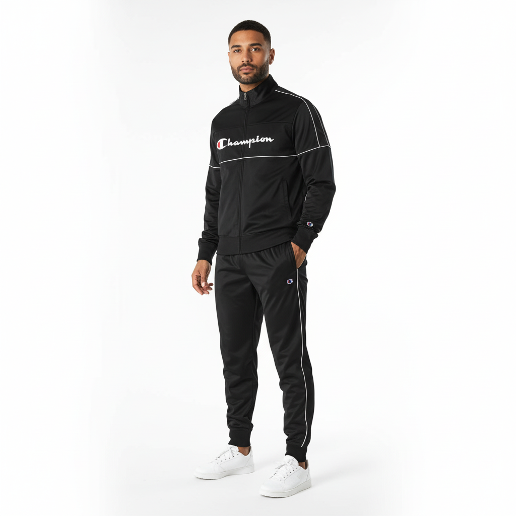 Champion 220292 – Ensemble Noir Élégant Nouvelle Collection 🔥 🇩🇿 طقم Champion 220292 أسود – تصميم أنيق تشكيلة جديدة 🔥