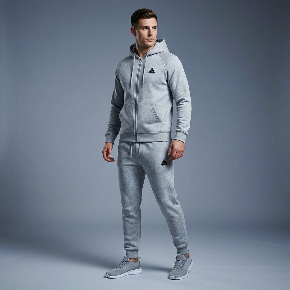 PEAK KNITTED TRACKSUIT LT.GREY Référence : FW94067-0024