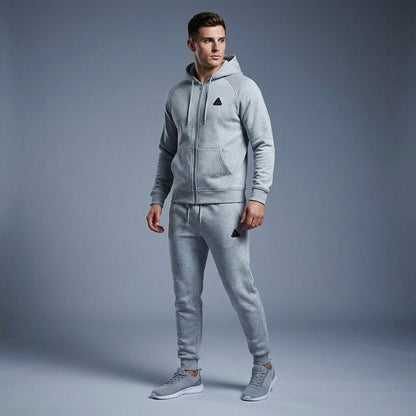 PEAK KNITTED TRACKSUIT LT.GREY Référence : FW94067-0024