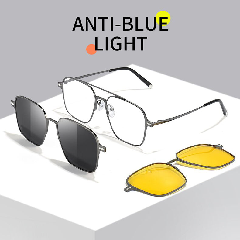 Lunettes de soleil polarisées à clip magnétique Référence : 10148
