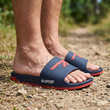 HI TEC CORE SLIDE NAVY FLAME SCARLET Référence : O013329