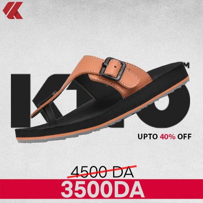 CLAQUETTE AA54M ORANGE BLACK KITO Référence : AA54MOBLK