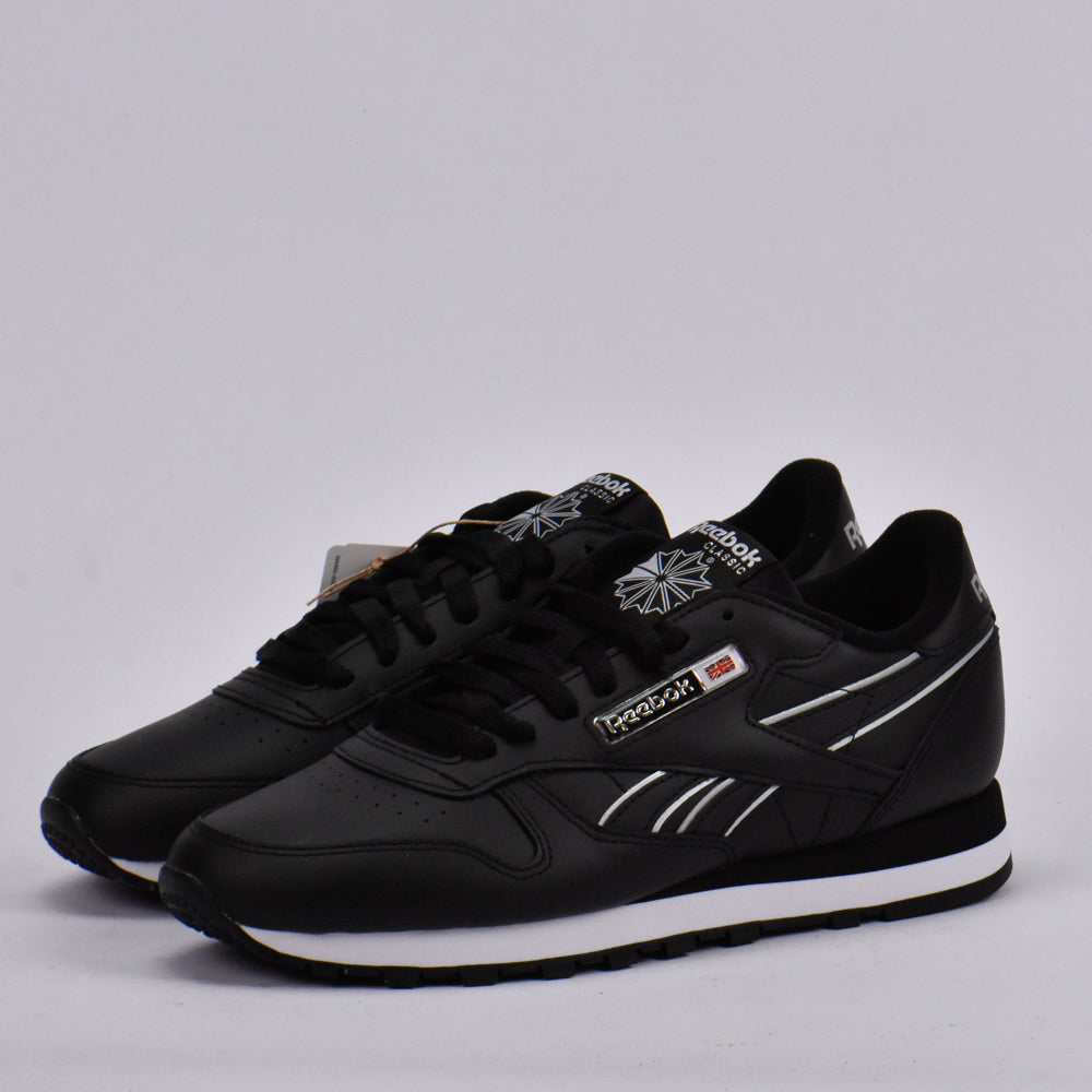 REEBOK CLASSIC LEATHER BLACK/BLACK/WHITE Référence : 100201124