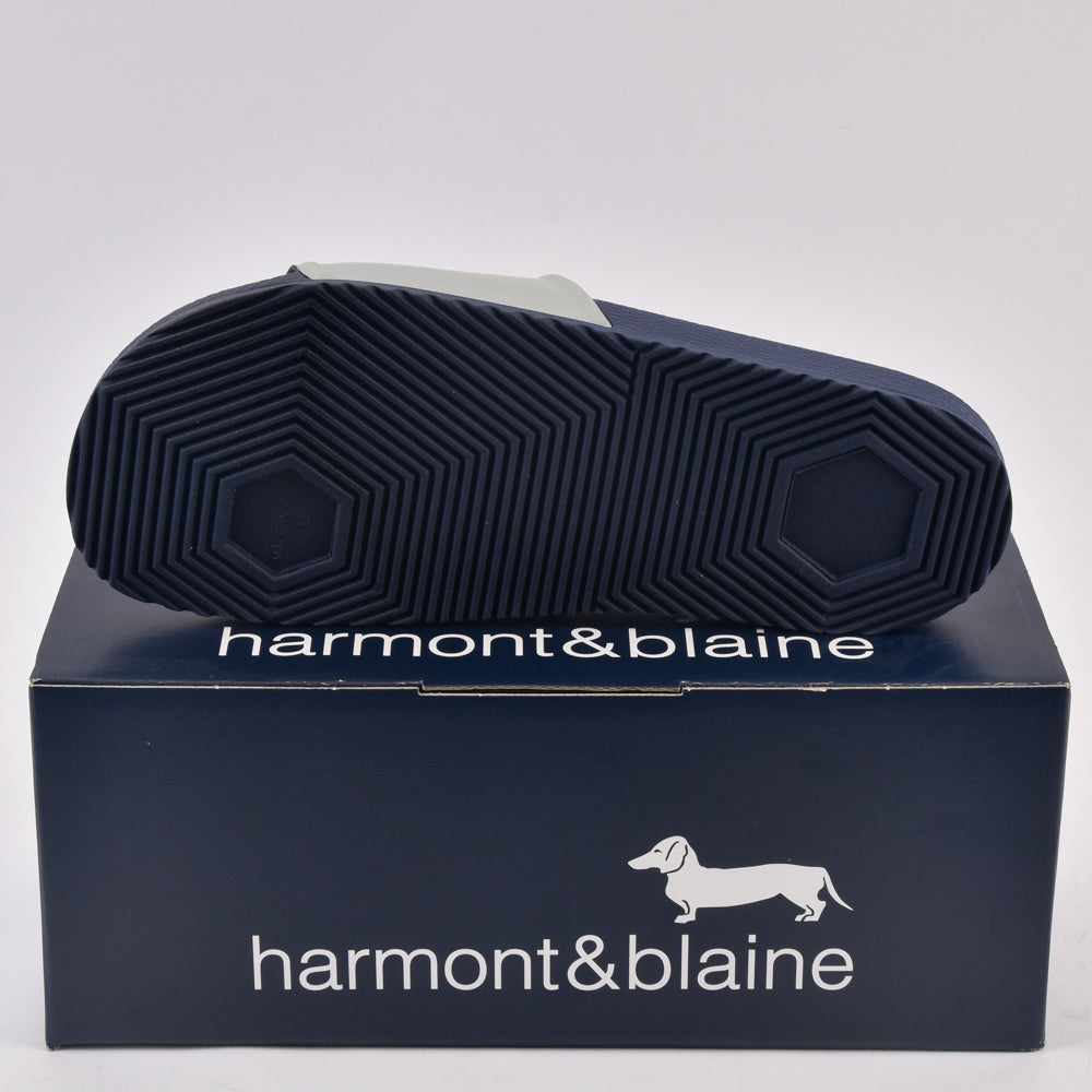 HARMONT AND BLAINE CIABATTA UOMO EVA - LOGO GRIGIO - BLU Référence : EFM231-131-6520