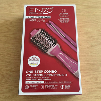 ENZO PROFESSIONAL ONE-STEP COMBO VOLUMISER ULTRA STRAIGHT Référence : EN-510