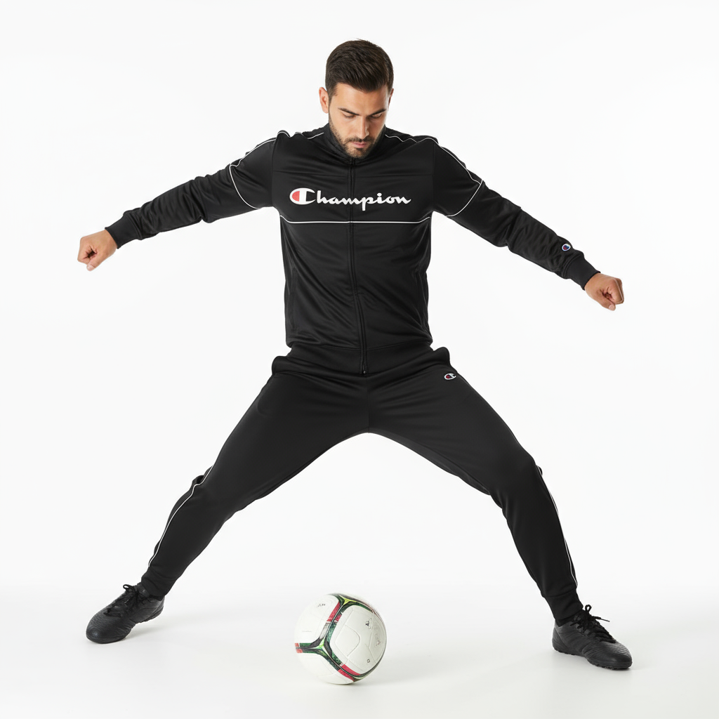 Champion 220292 – Ensemble Noir Élégant Nouvelle Collection 🔥 🇩🇿 طقم Champion 220292 أسود – تصميم أنيق تشكيلة جديدة 🔥