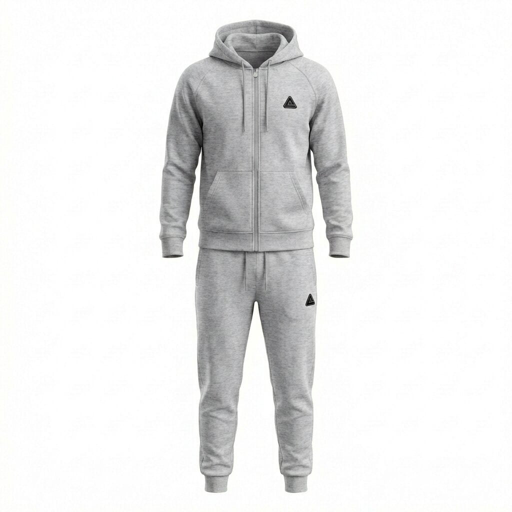 PEAK KNITTED TRACKSUIT LT.GREY Référence : FW94067-0024