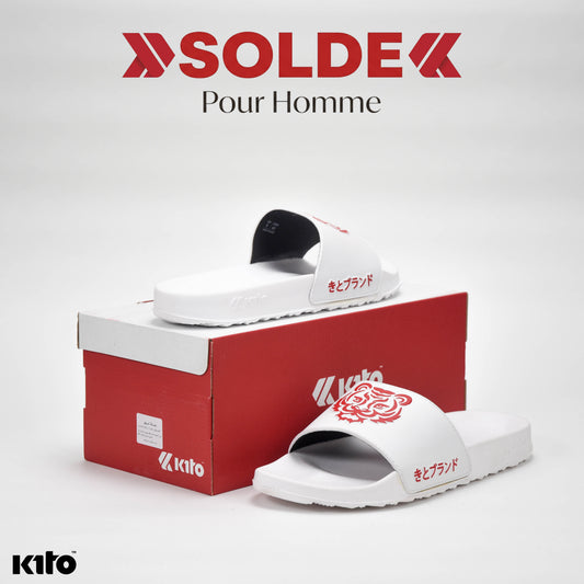 CLAQUETTE AH132M WHITE KITO Référence : AH132MW
