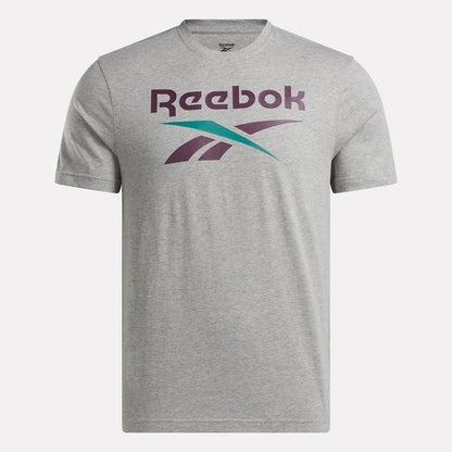 T-shirt Reebok Identity Grand Logo 🇩🇿 تيشيرت Reebok Identity بشعار كبير