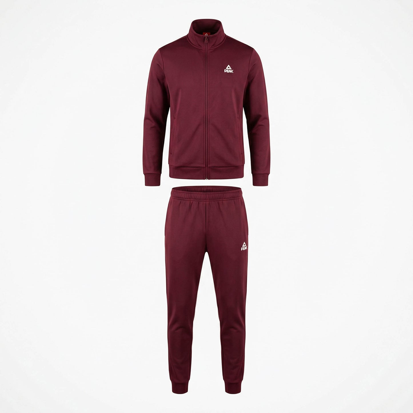 PEAK Knitted Tracksuit-Burgundy Référence : FW94053-0090