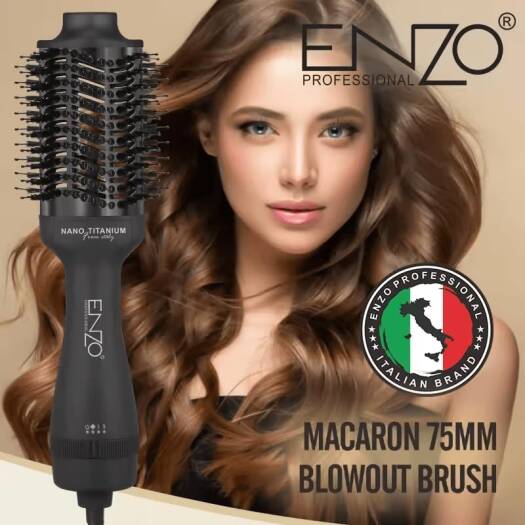 ENZO PROFESSIONAL Brosse Volumisante EN-6215 Professionnelle-1500watt Référence : EN-6215
