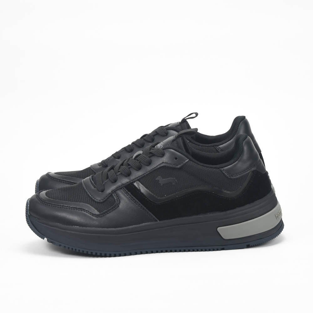 Harmont and Blaine Suede and Fabric Sneakers Référence : EFM252.050.A40.A4