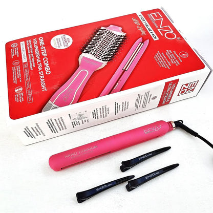 ENZO PROFESSIONAL ONE-STEP COMBO VOLUMISER ULTRA STRAIGHT Référence : EN-510