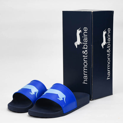 HARMONT AND BLAINE CIABATTA UOMO EVA - LOGO BLU - AZZURRO Référence : EFM231-131-6530