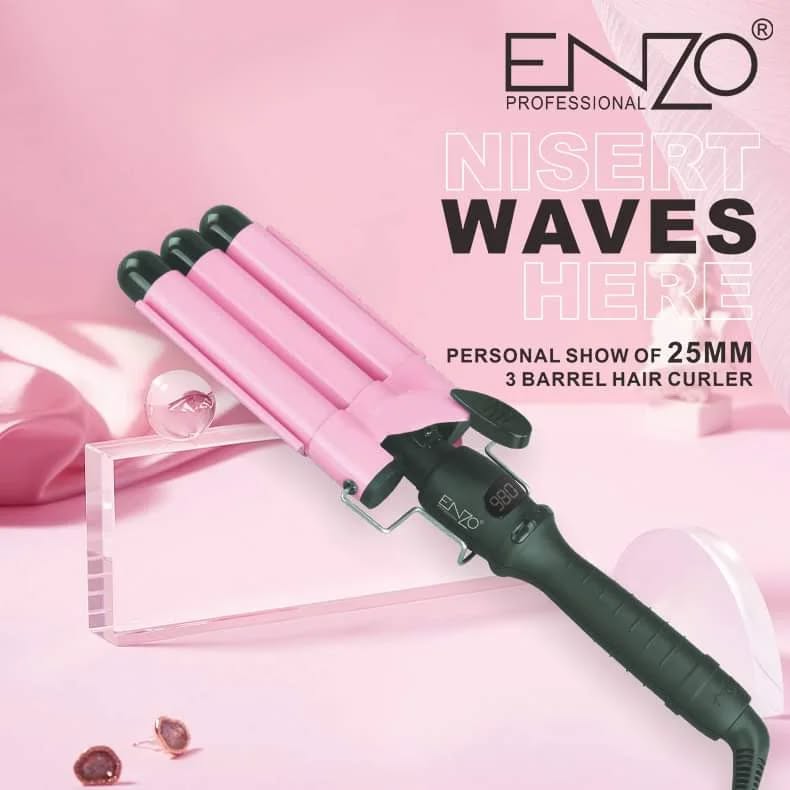 Enzo – Fer à friser à effet ondulation profonde Référence : EN-1967