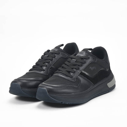 Harmont and Blaine Suede and Fabric Sneakers Référence : EFM252.050.A40.A4