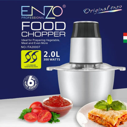 ENZO PROFESSIONAL FOOD CHOPPER Référence : ITA20007