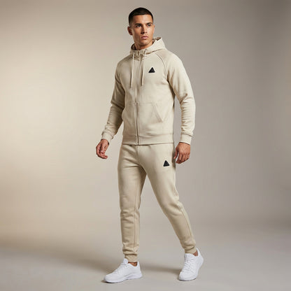 PEAK KNITTED TRACKSUIT WHITE BEIGE Référence : FW94067-Z399