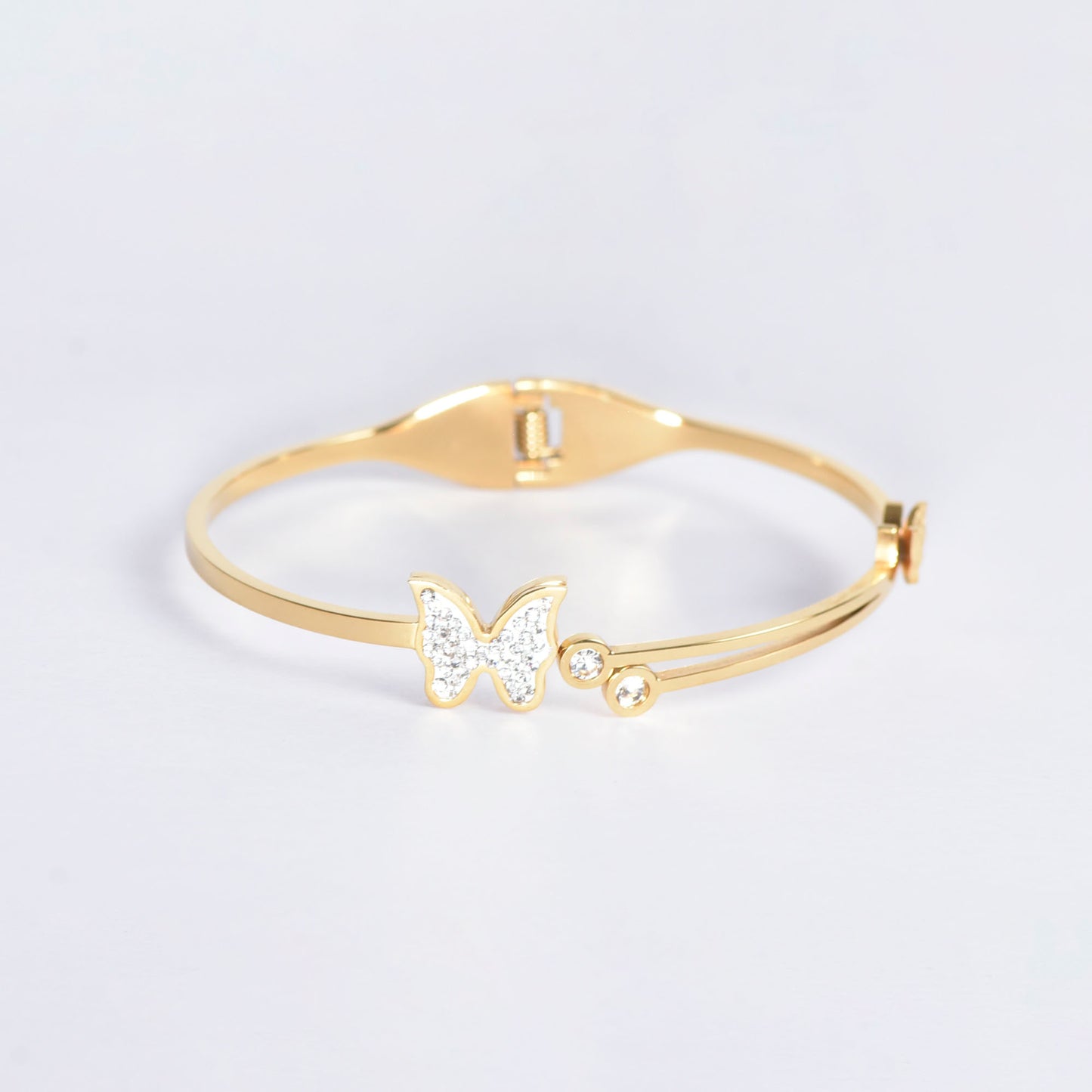 BRACELET LUMIÈRE DE PAPILLIONS DORÉ Référence : 300175
