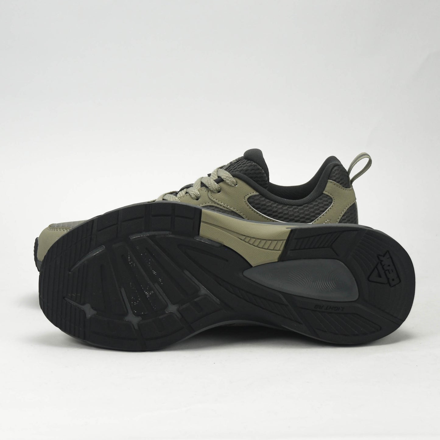 Sneaker PEAK Ultra Confort – Vert & Gris / حذاء فائق الراحة – أخضر ورمادي