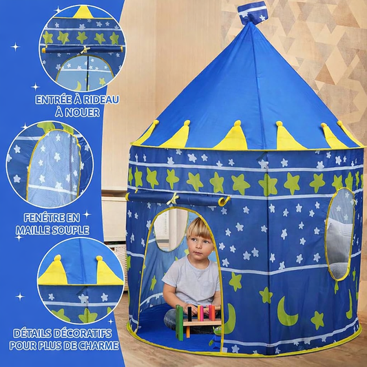 Tente de jeu Pop Up Wizard Princess Castle par Crystals® -خيمة العاب للأطفال