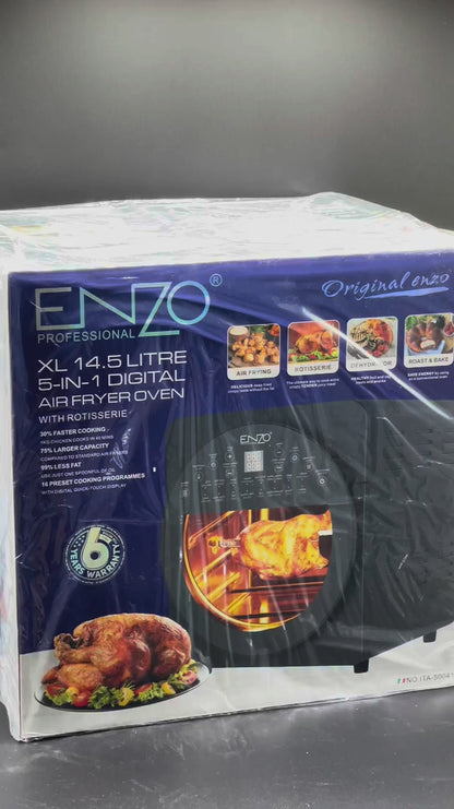 ENZO AIR FRYER 14.5L 5IN1 1700W Référence : ITA50041